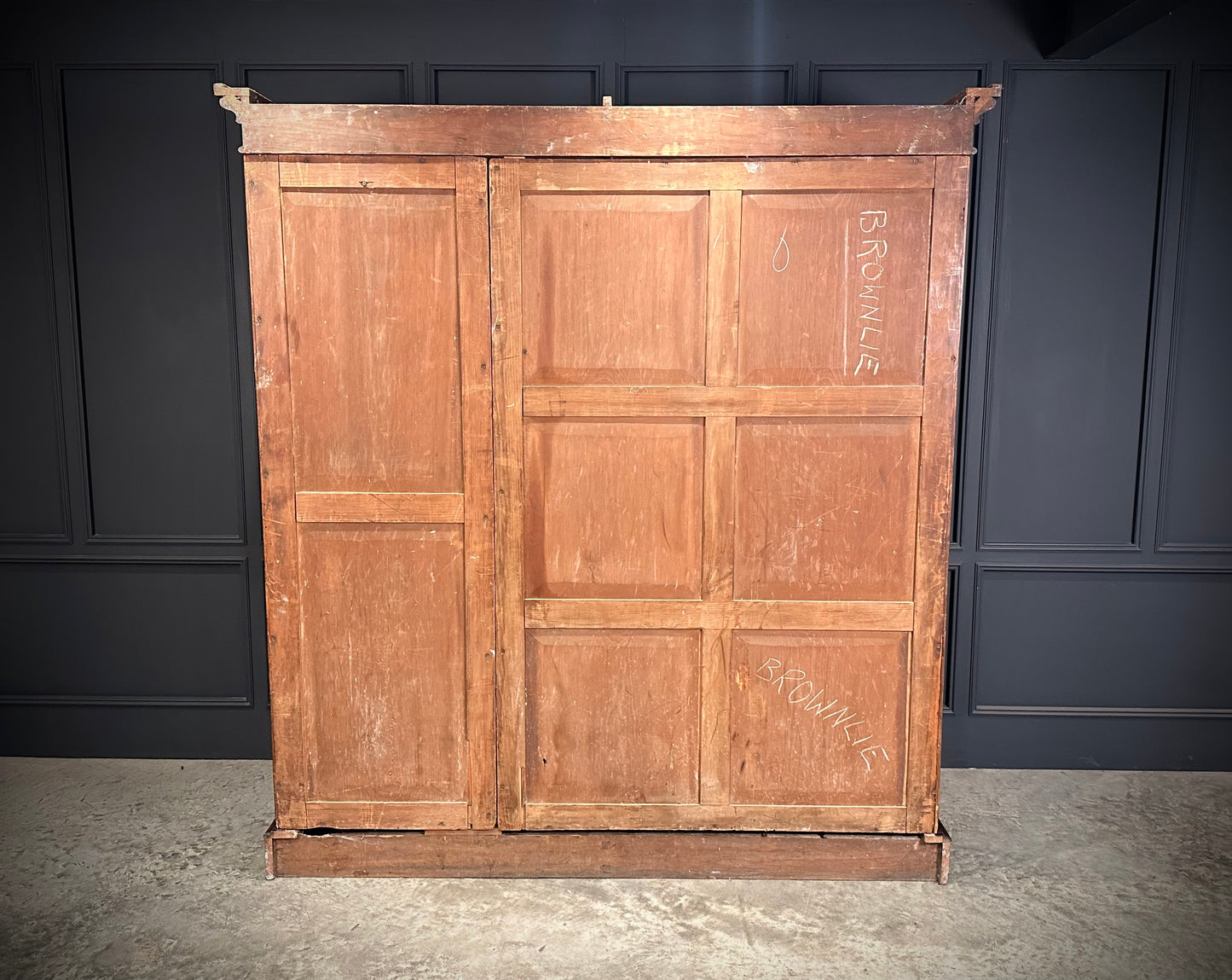 Victorian Mahogany Triple Wardrobe
