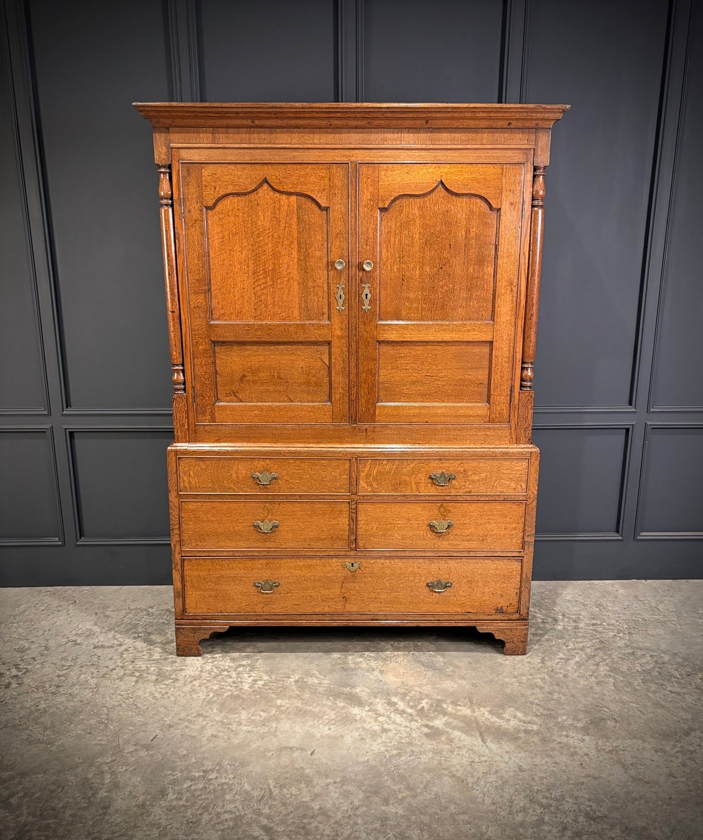 18th Century Oak Wardrobe