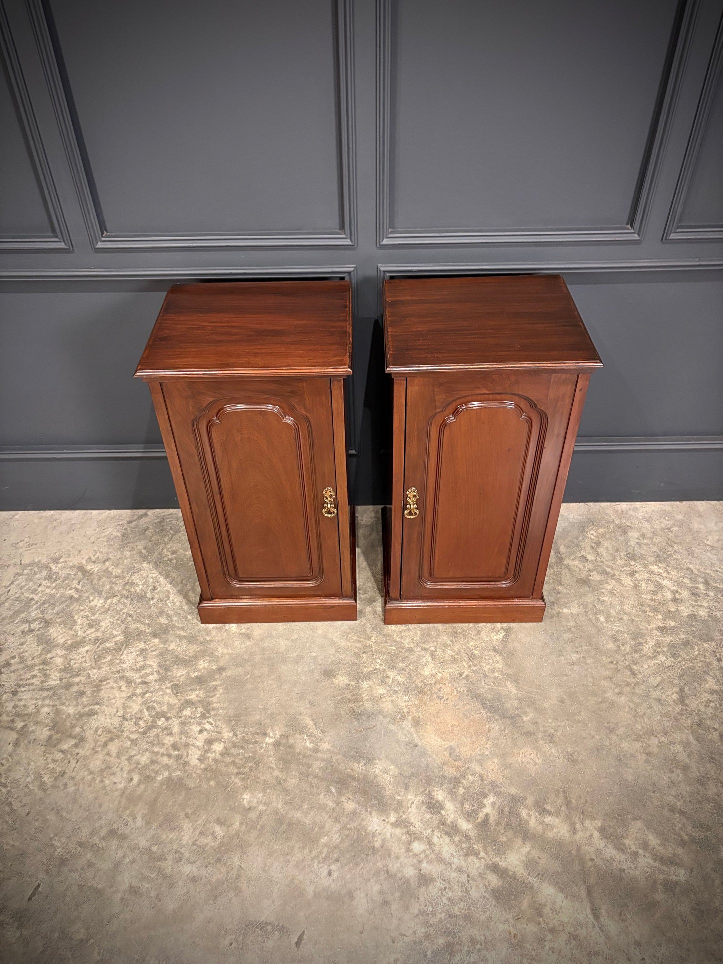 Pair of Mahogany Bedside Cabinets