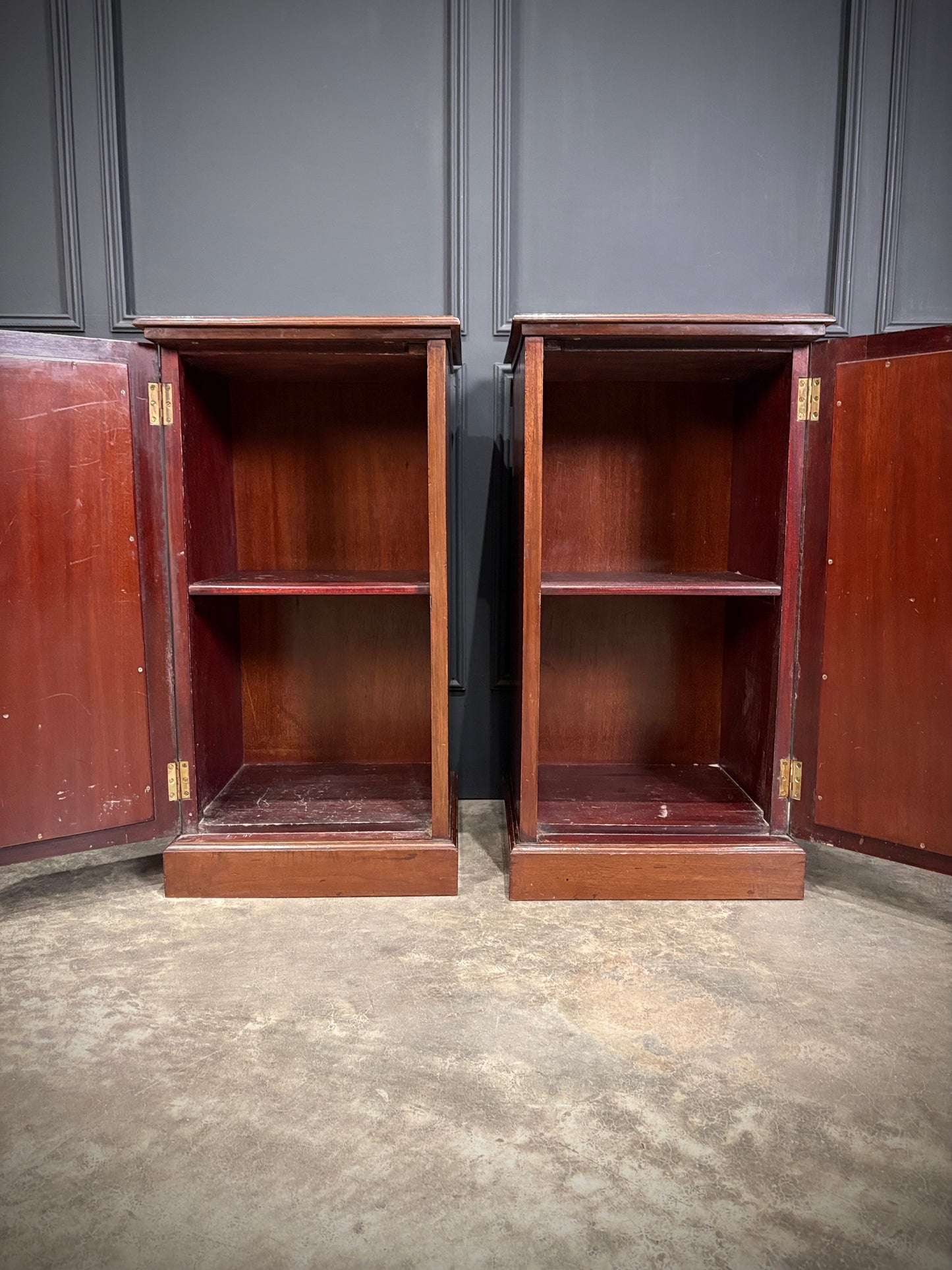 Pair of Mahogany Bedside Cabinets