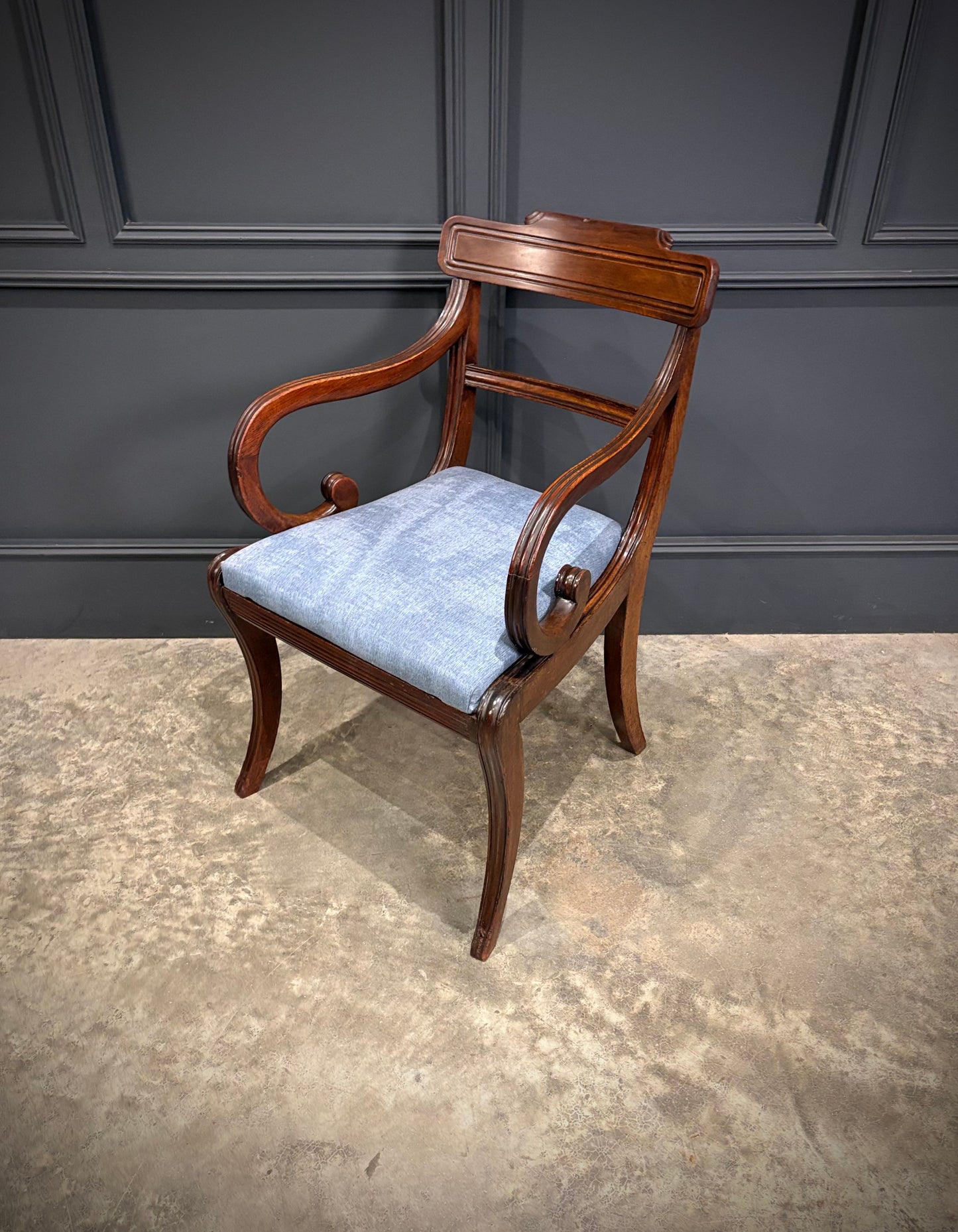 Set of Ten Mahogany Dining Chairs