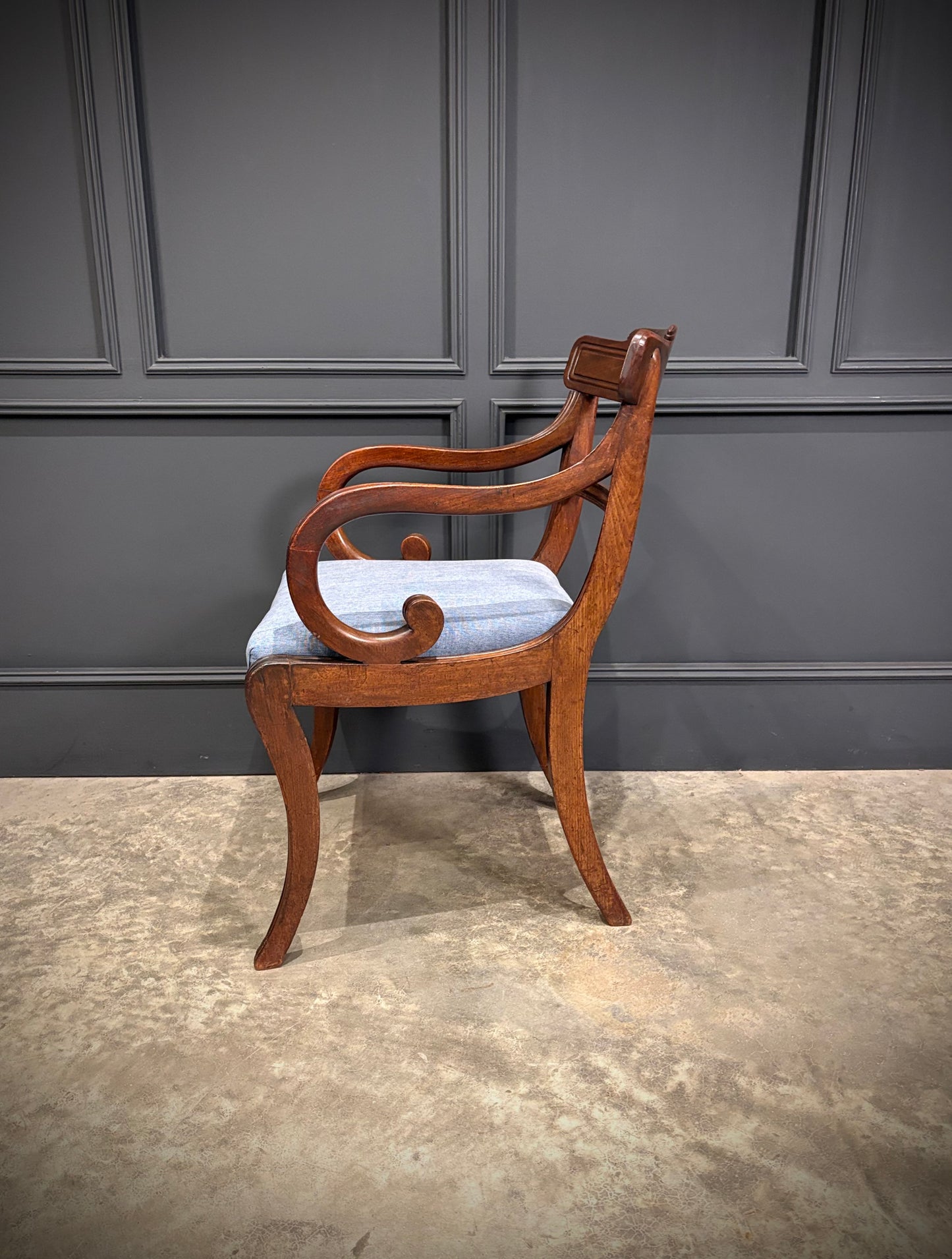 Set of Ten Mahogany Dining Chairs