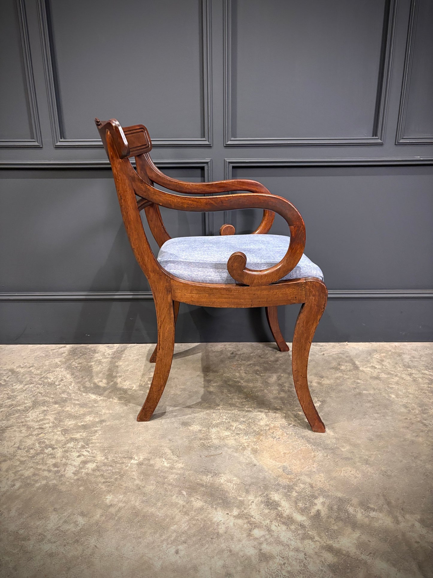 Set of Ten Mahogany Dining Chairs