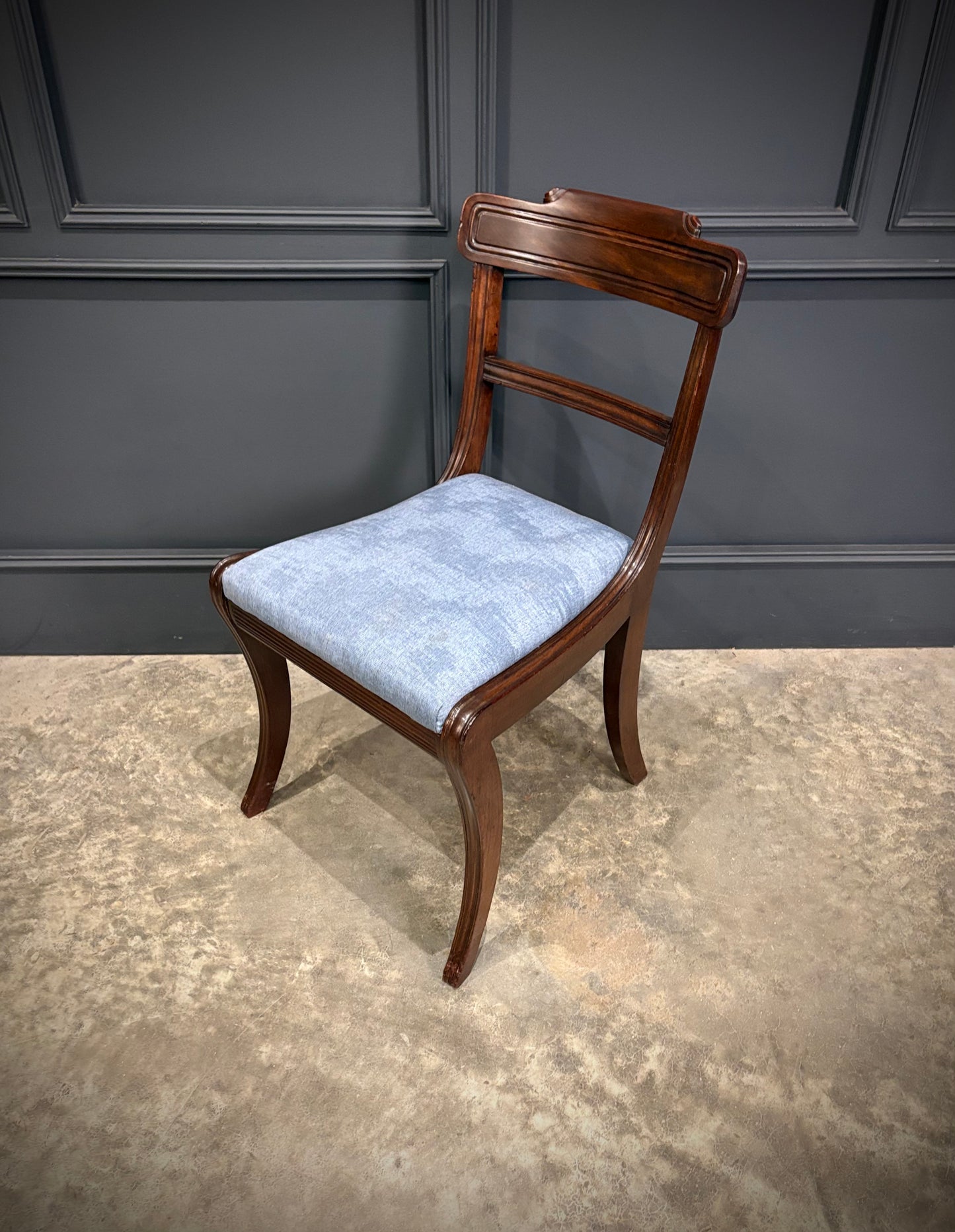 Set of Ten Mahogany Dining Chairs