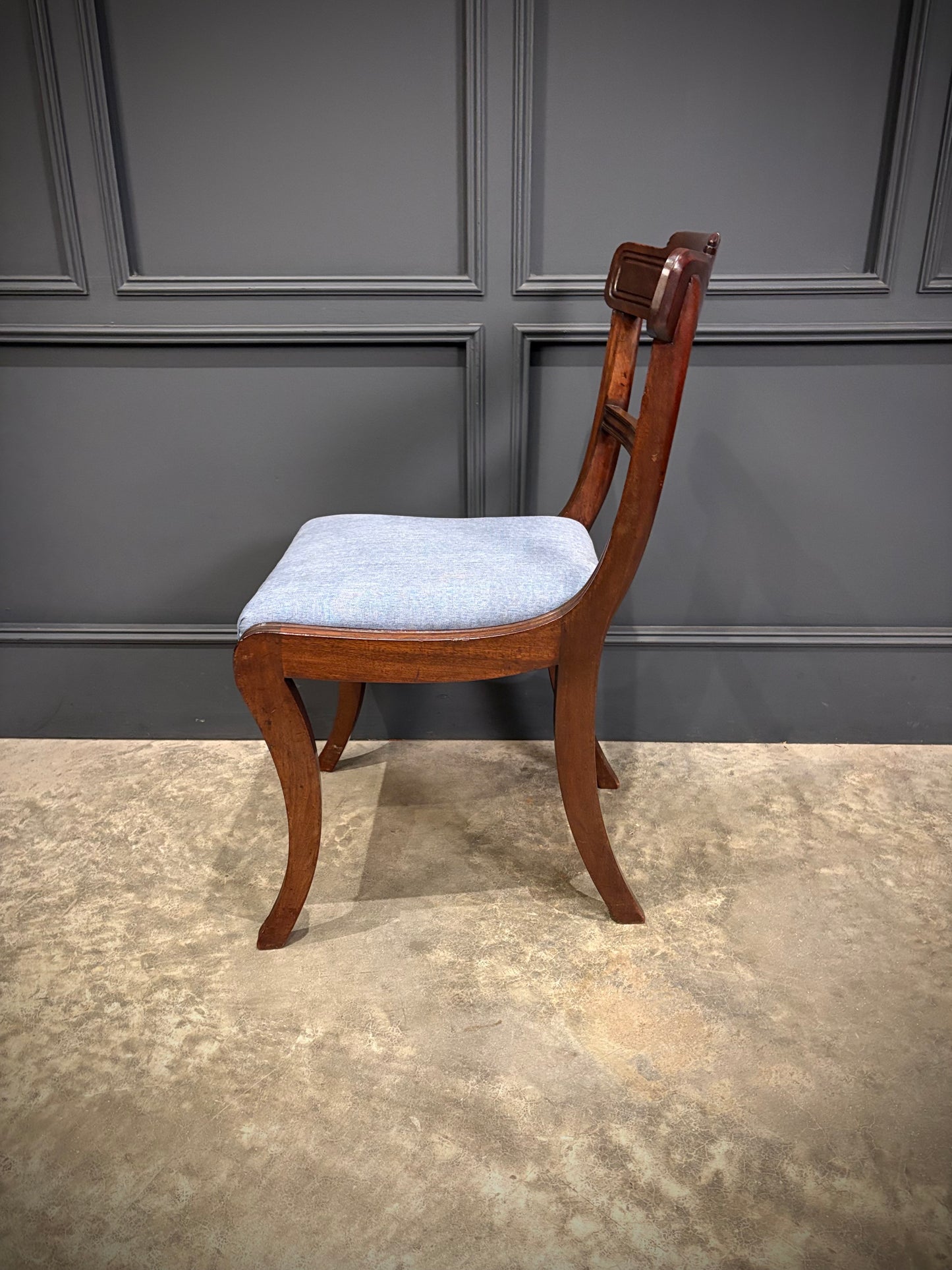 Set of Ten Mahogany Dining Chairs