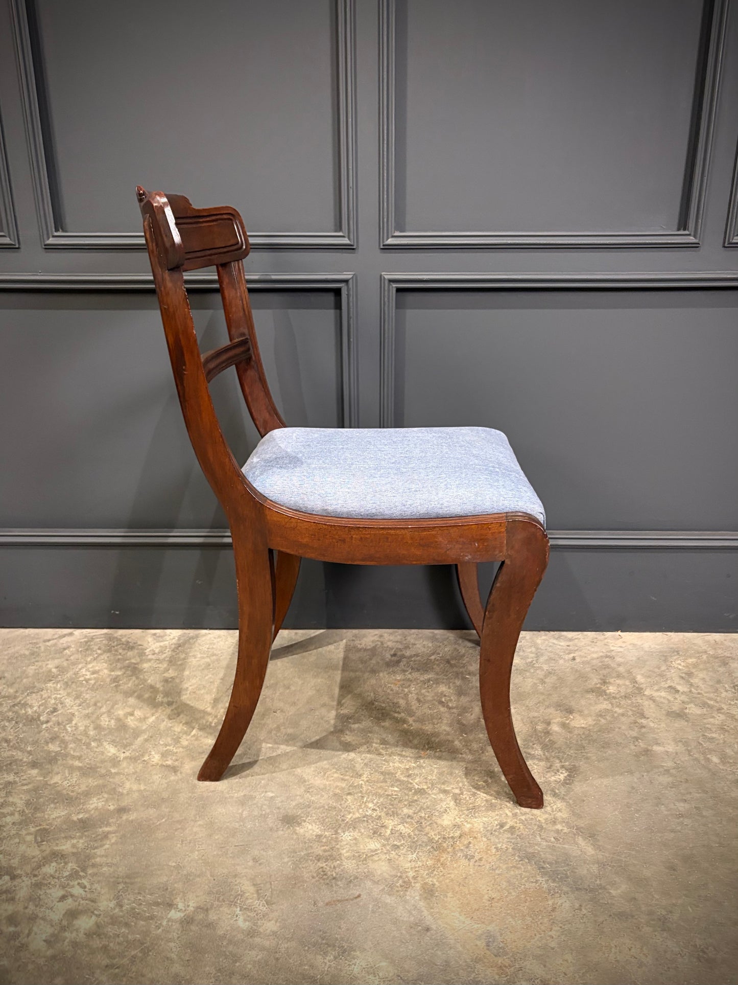 Set of Ten Mahogany Dining Chairs