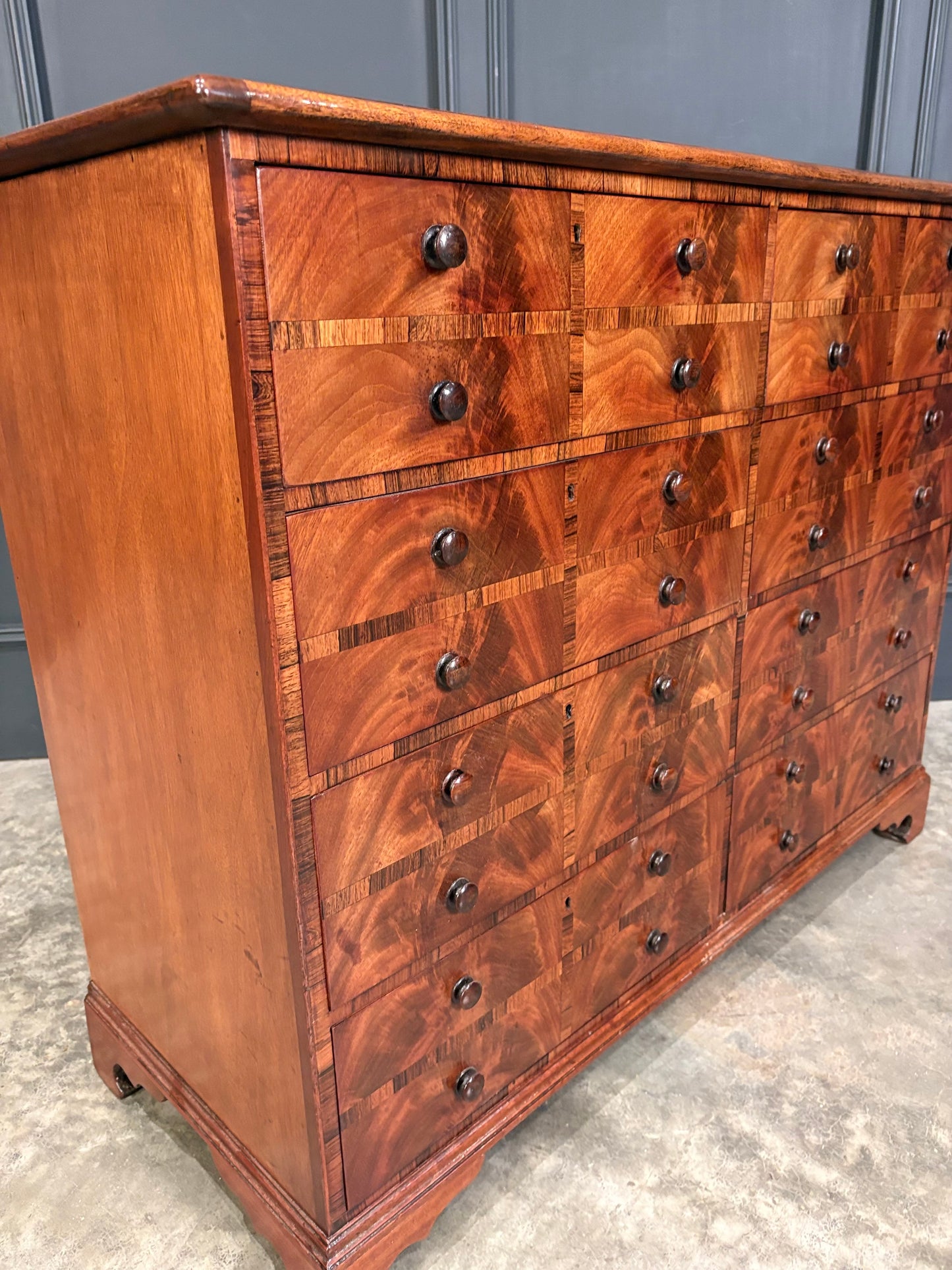 Unusual Mahogany Chest of Drawers