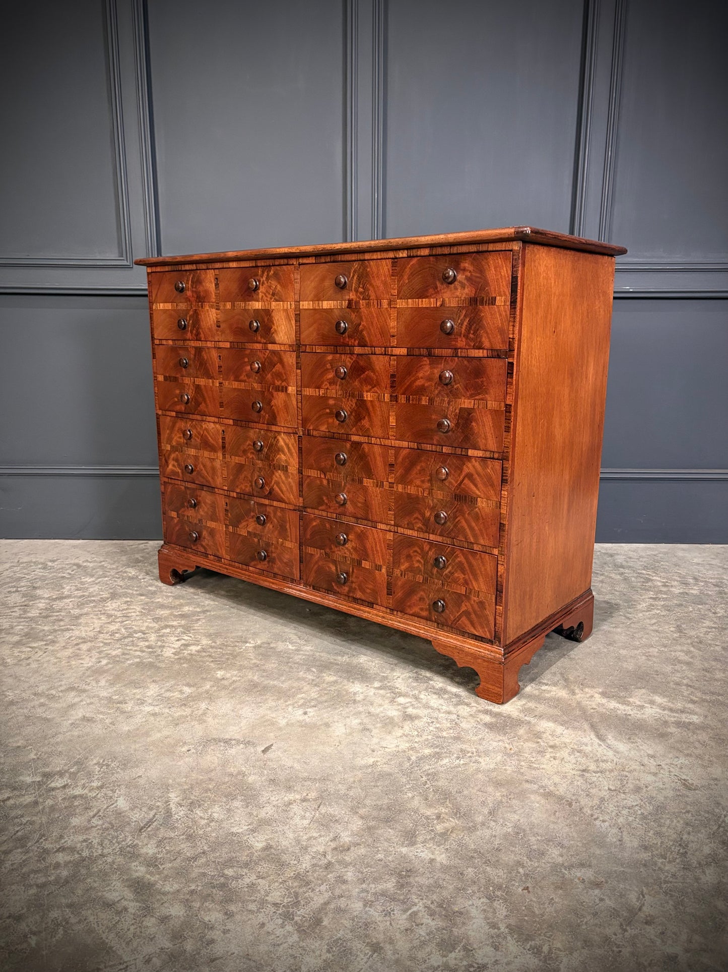 Unusual Mahogany Chest of Drawers