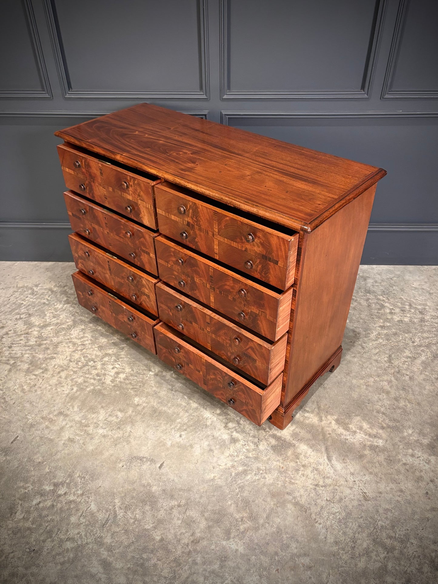 Unusual Mahogany Chest of Drawers