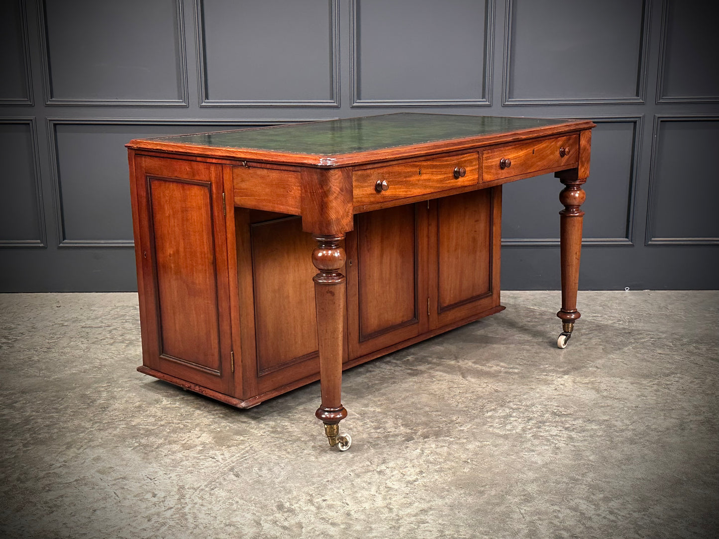 Rare Victorian Mahogany Specimen Desk