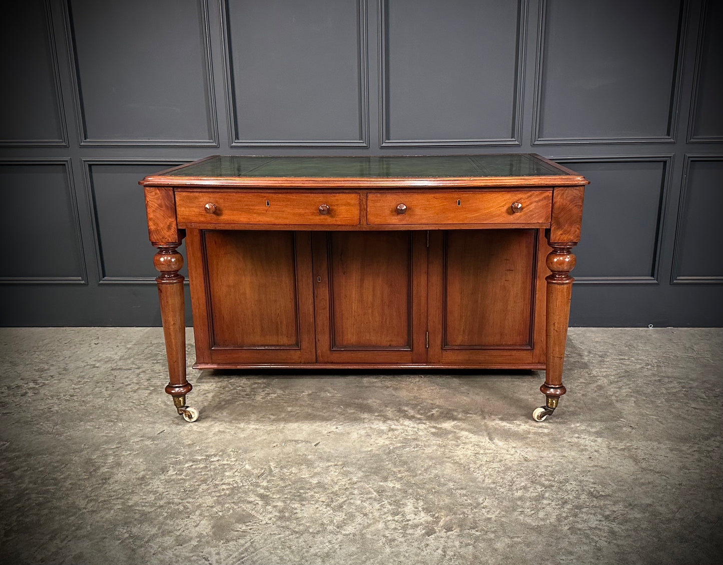Rare Victorian Mahogany Specimen Desk