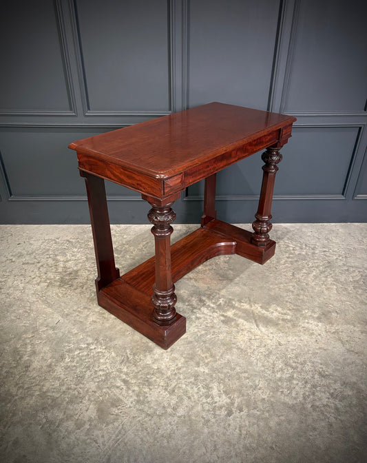 Mahogany Console Table