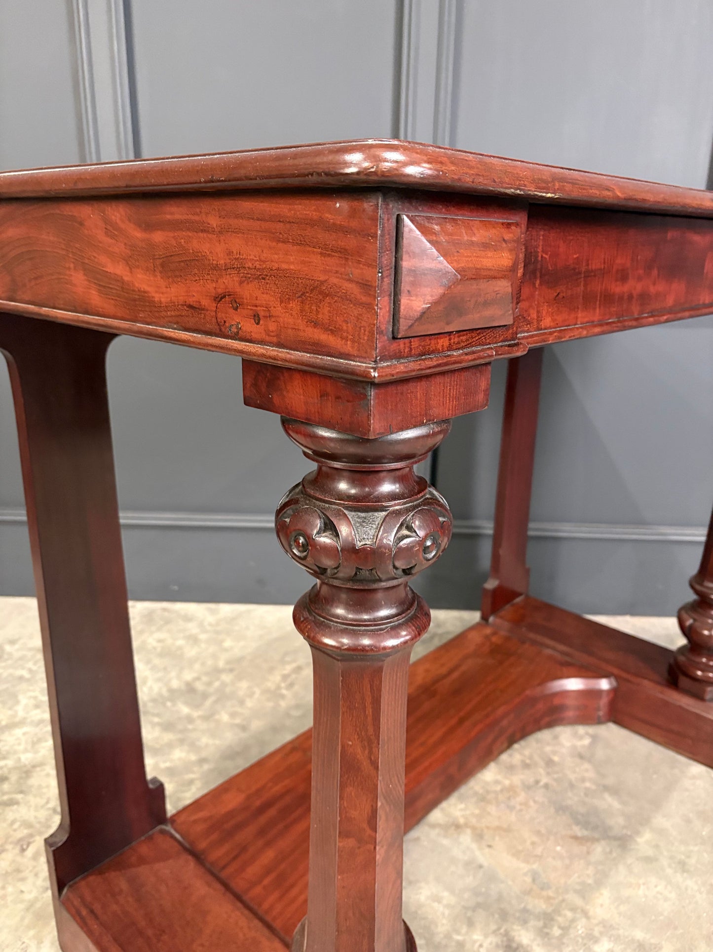 Mahogany Console Table