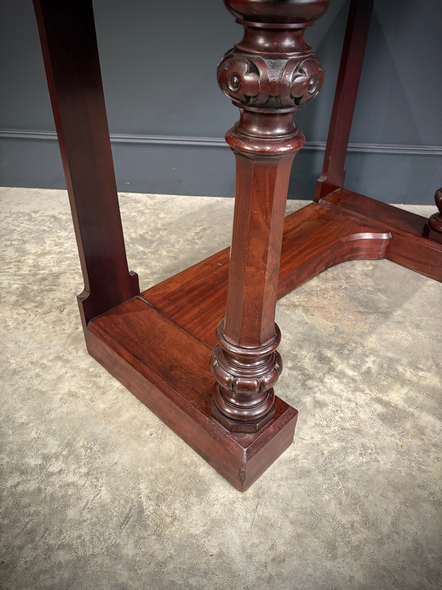 Mahogany Console Table