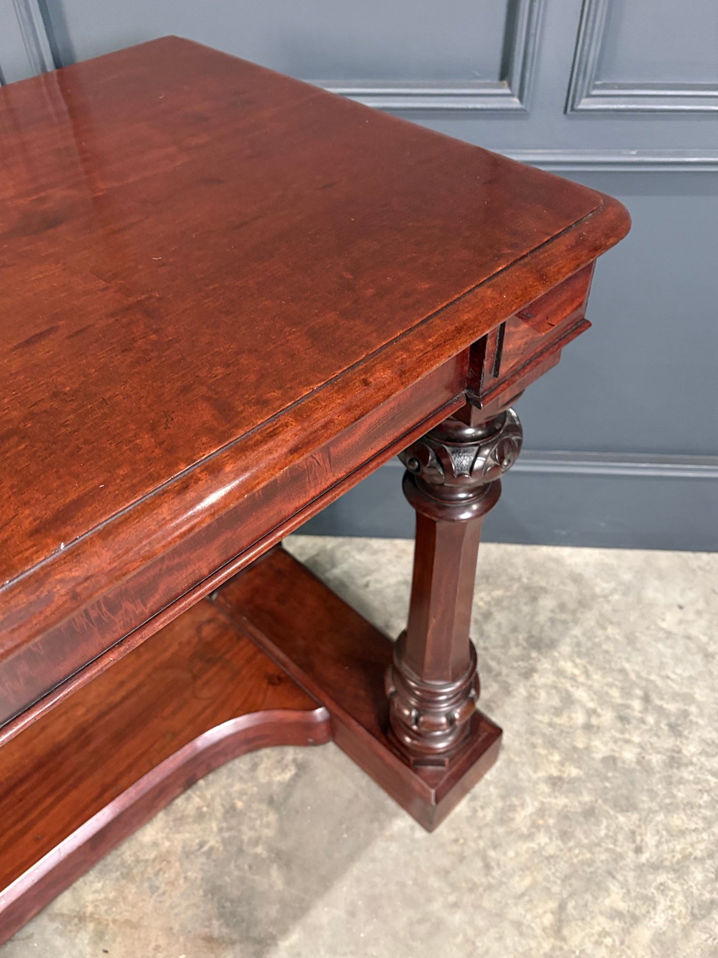 Mahogany Console Table