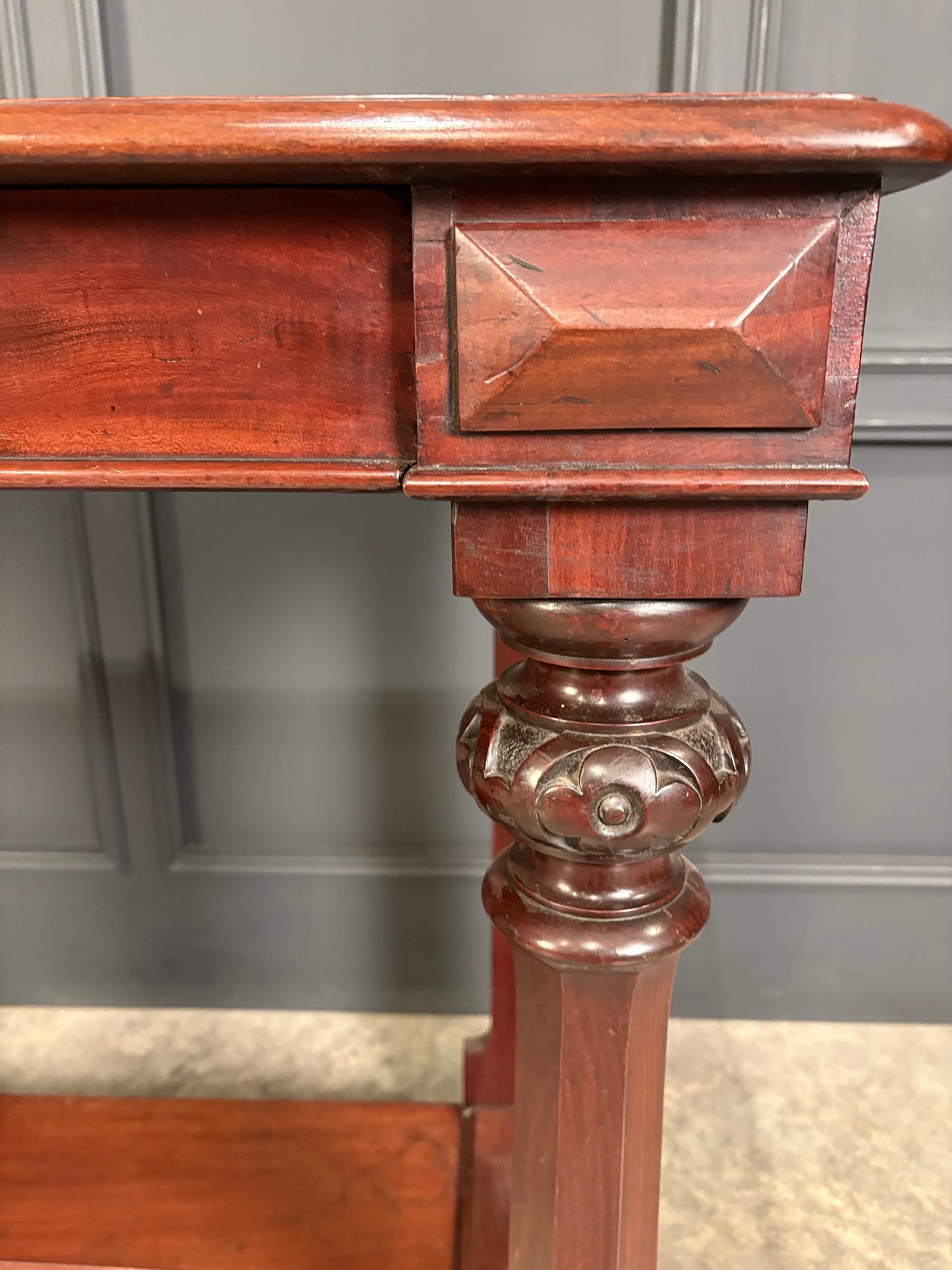 Mahogany Console Table