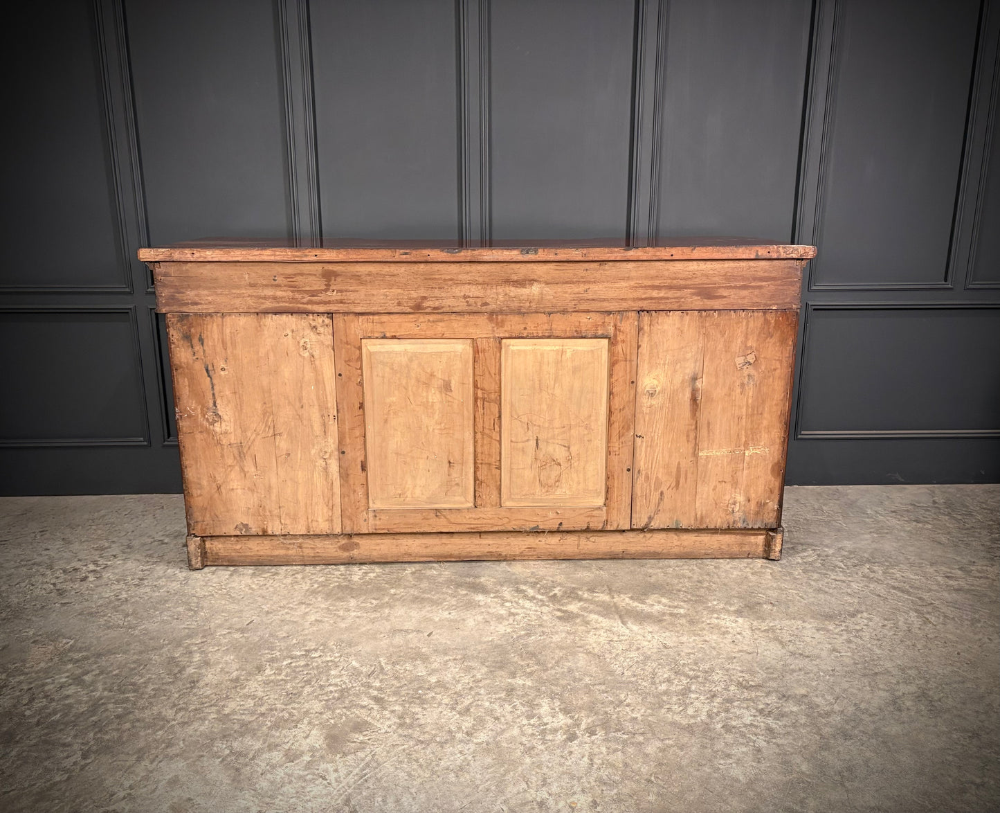 Victorian Mahogany Inverted Breakfront Sideboard