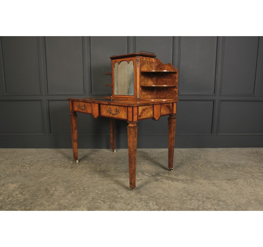 Inlaid Walnut Ladies Writing Desk