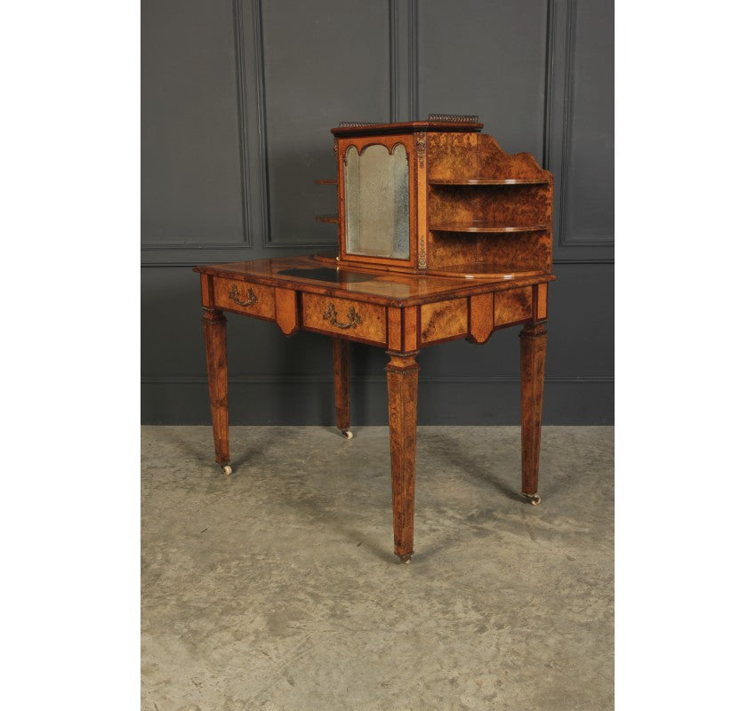 Inlaid Walnut Ladies Writing Desk