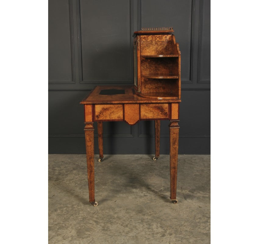 Inlaid Walnut Ladies Writing Desk