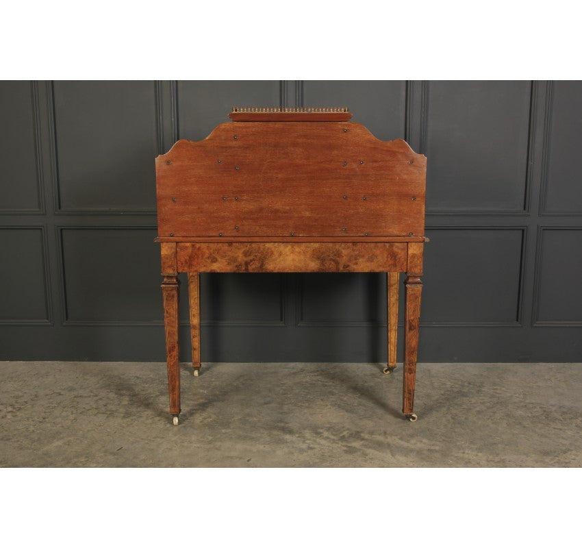 Inlaid Walnut Ladies Writing Desk