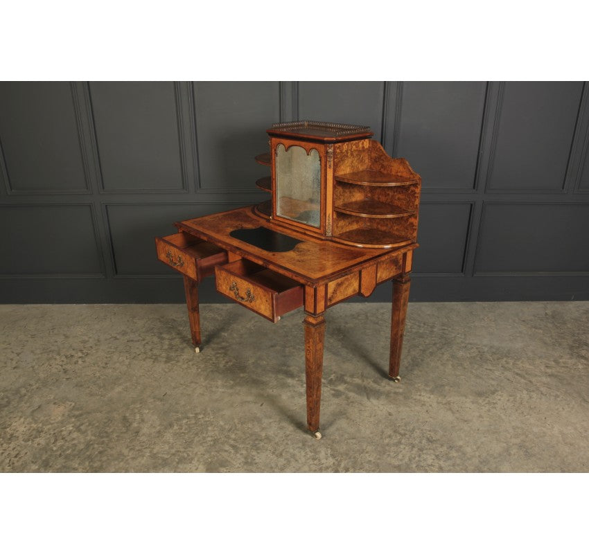 Inlaid Walnut Ladies Writing Desk