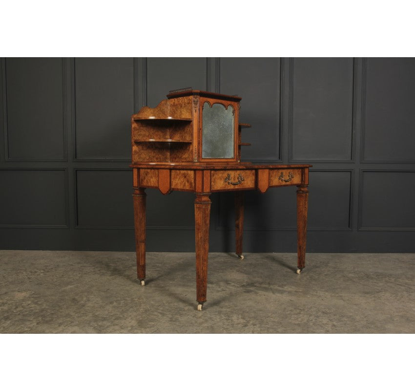 Inlaid Walnut Ladies Writing Desk