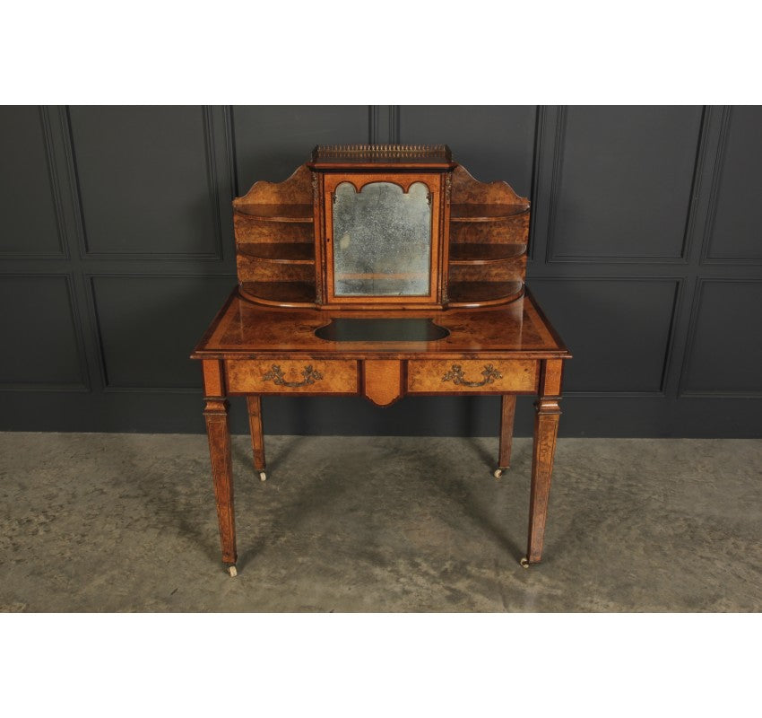 Inlaid Walnut Ladies Writing Desk