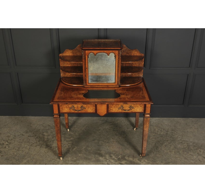 Inlaid Walnut Ladies Writing Desk