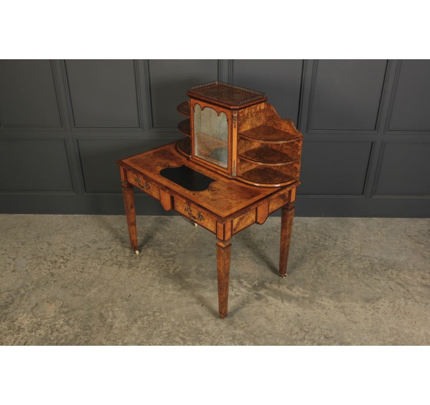 Inlaid Walnut Ladies Writing Desk