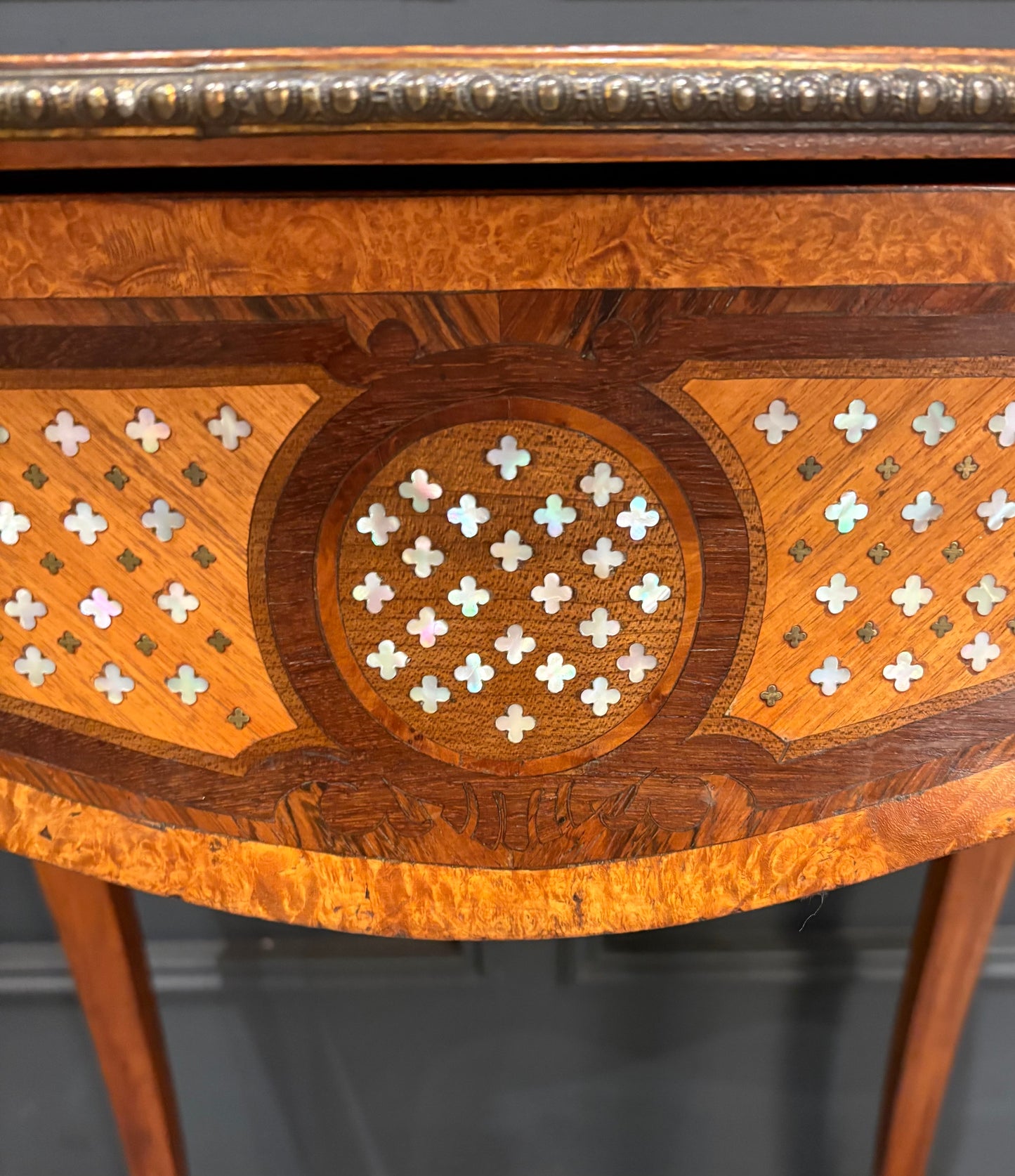 French Ormolu Mounted Side Table