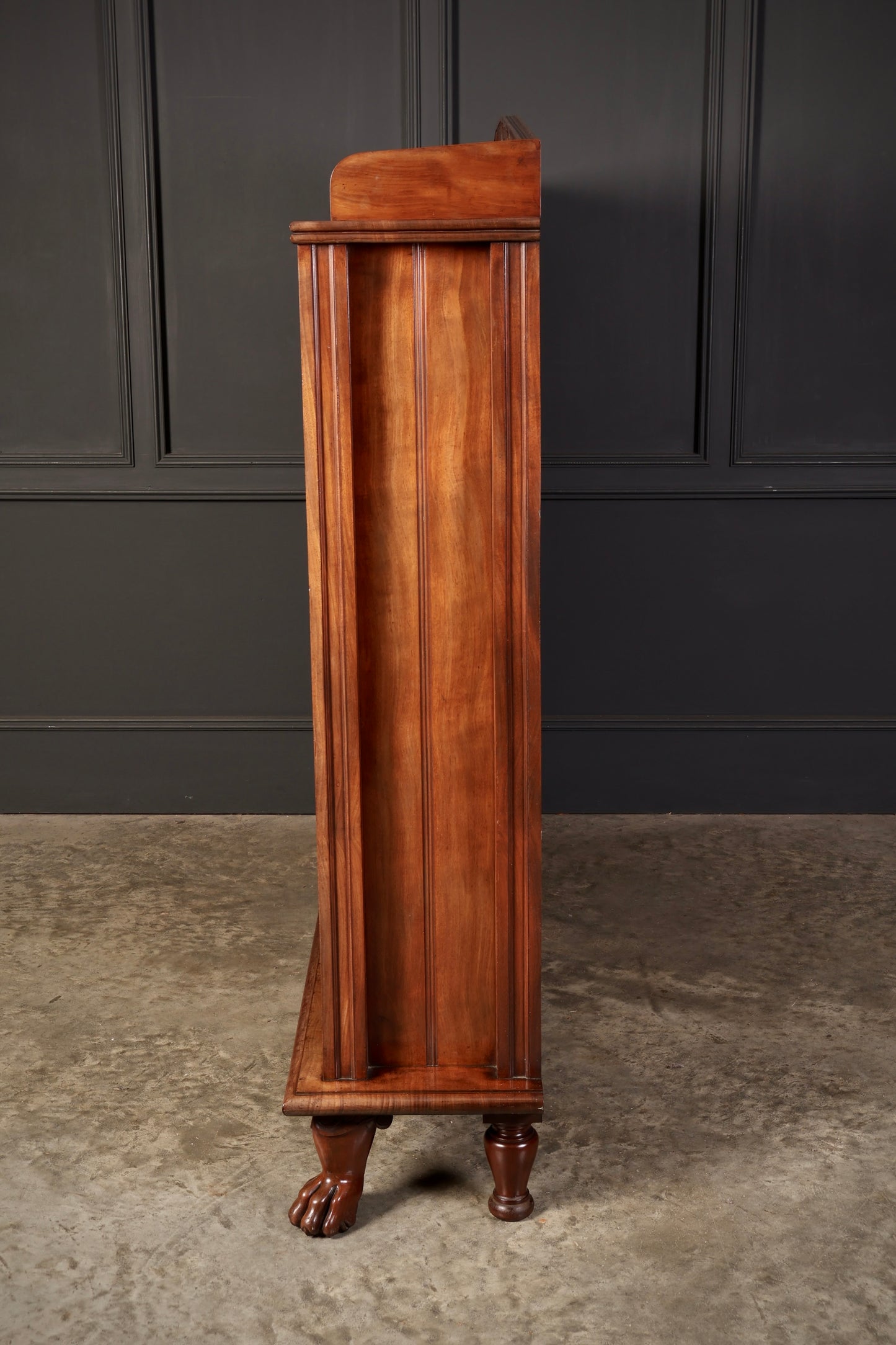 Impressive Large Anglo Indian Mahogany Open Bookcase