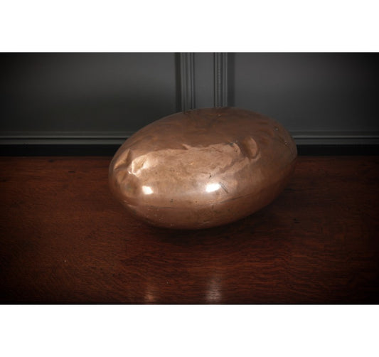 Large Decorative Copper Egg