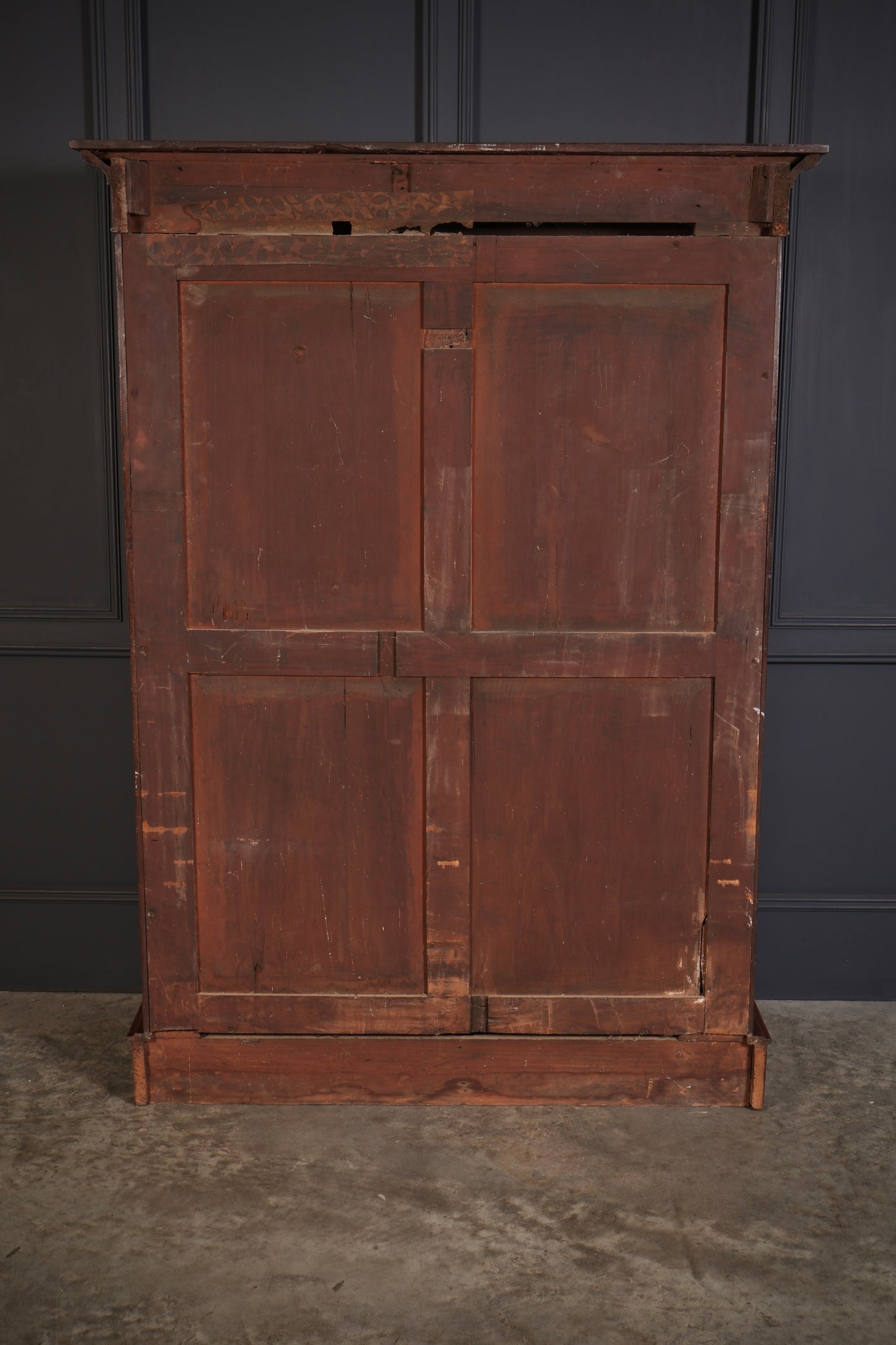 Large Victorian Mahogany Glazed Bookcase