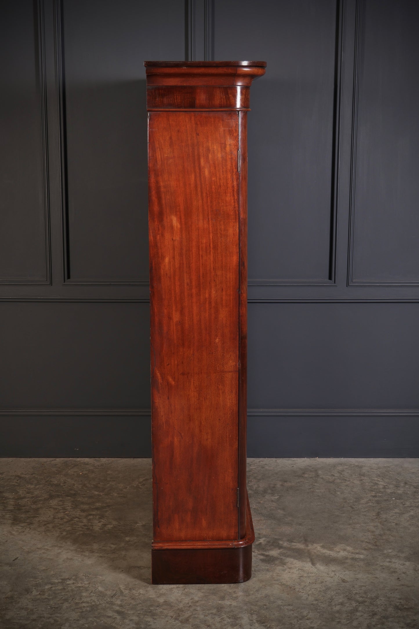 Large Victorian Mahogany Glazed Bookcase