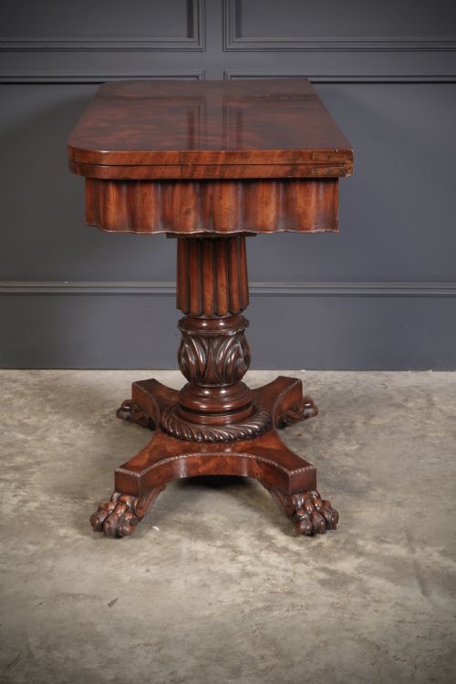 Late Regency Mahogany Card Table