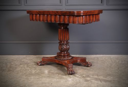 Late Regency Mahogany Card Table