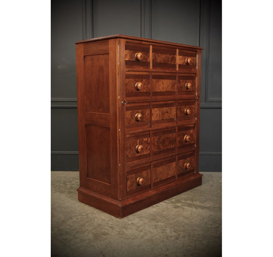 Late Victorian Walnut Chest of Drawers