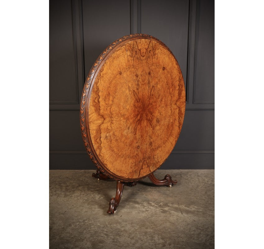 Magnificent Burr Walnut Centre Table