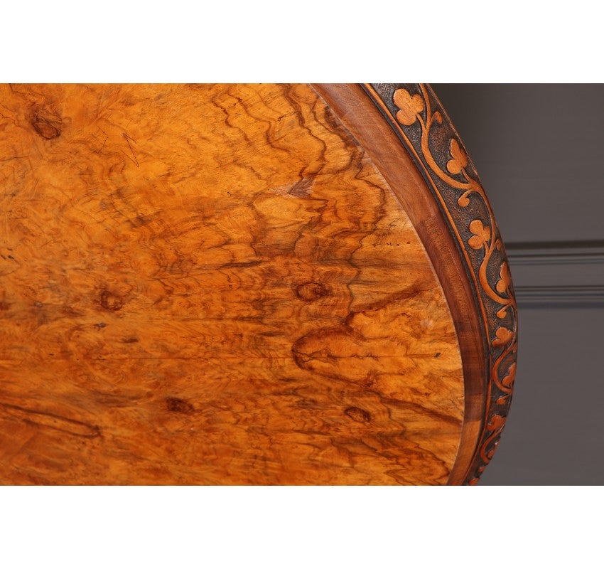 Magnificent Burr Walnut Centre Table