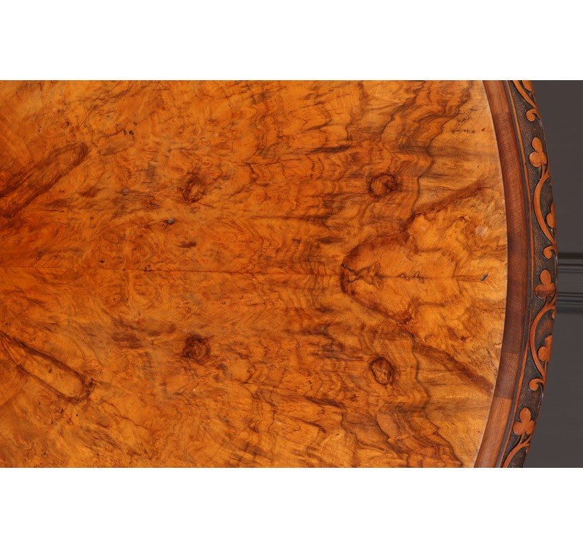 Magnificent Burr Walnut Centre Table