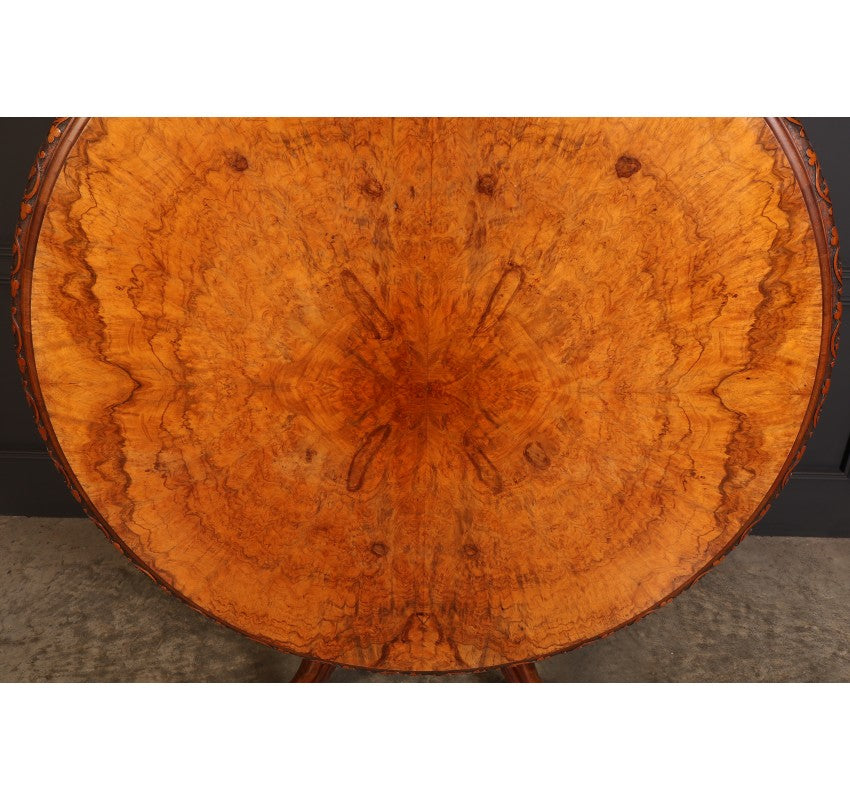 Magnificent Burr Walnut Centre Table