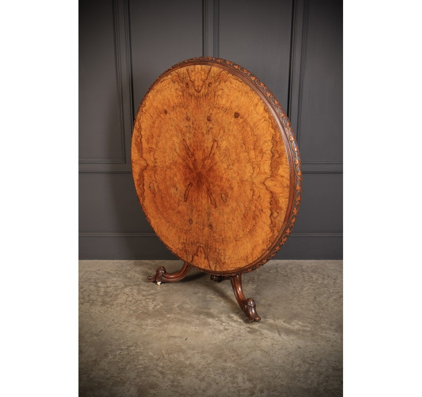 Magnificent Burr Walnut Centre Table