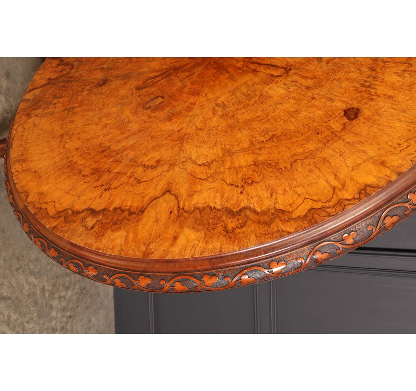 Magnificent Burr Walnut Centre Table