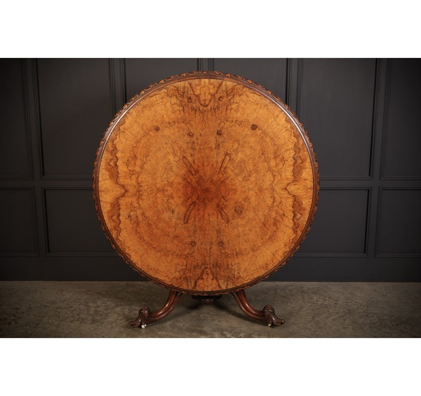 Magnificent Burr Walnut Centre Table