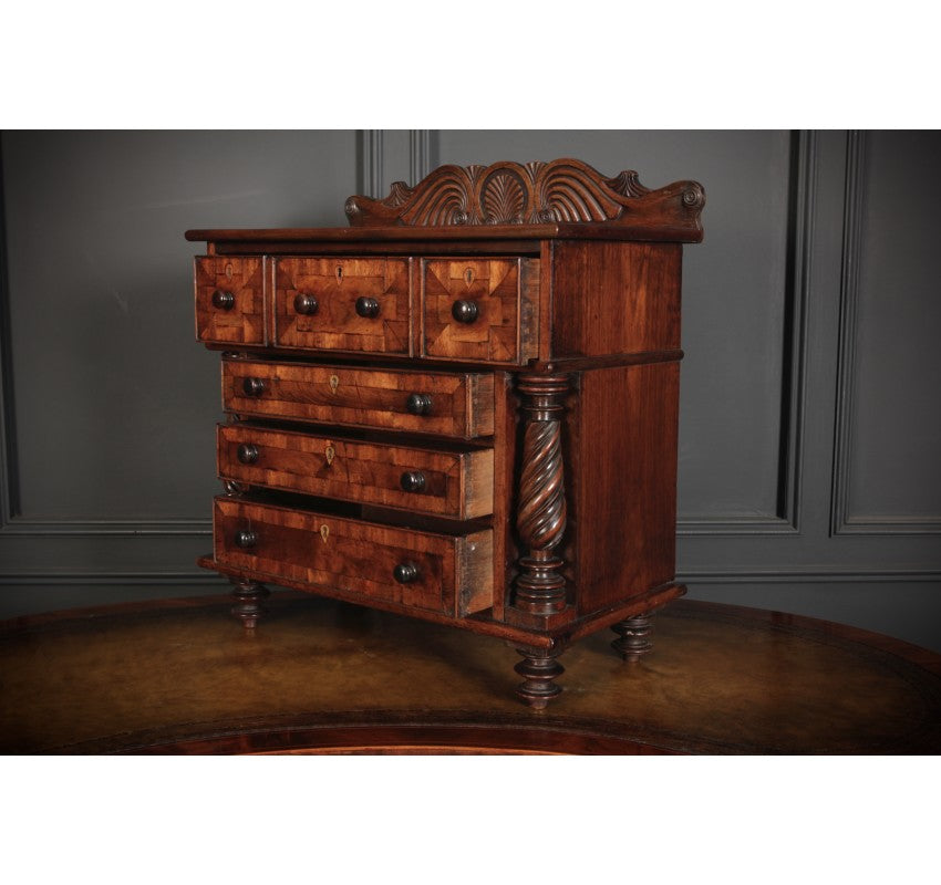 Miniature Mahogany Apprentice Chest