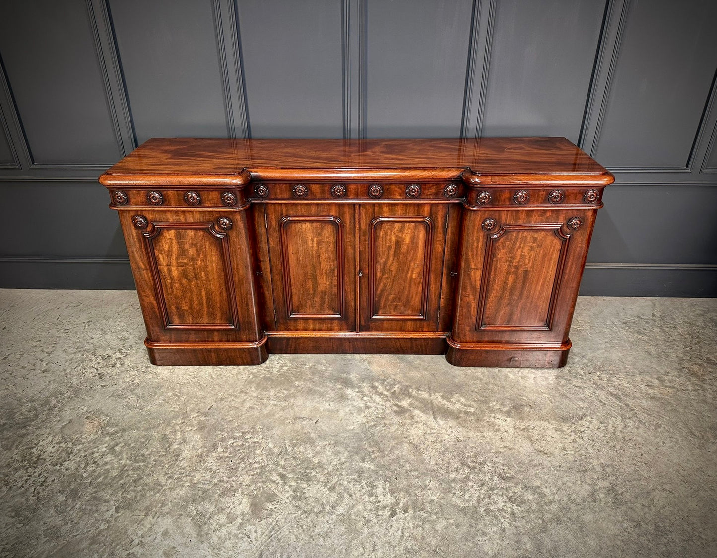 Magnificent Large Mahogany Sideboard