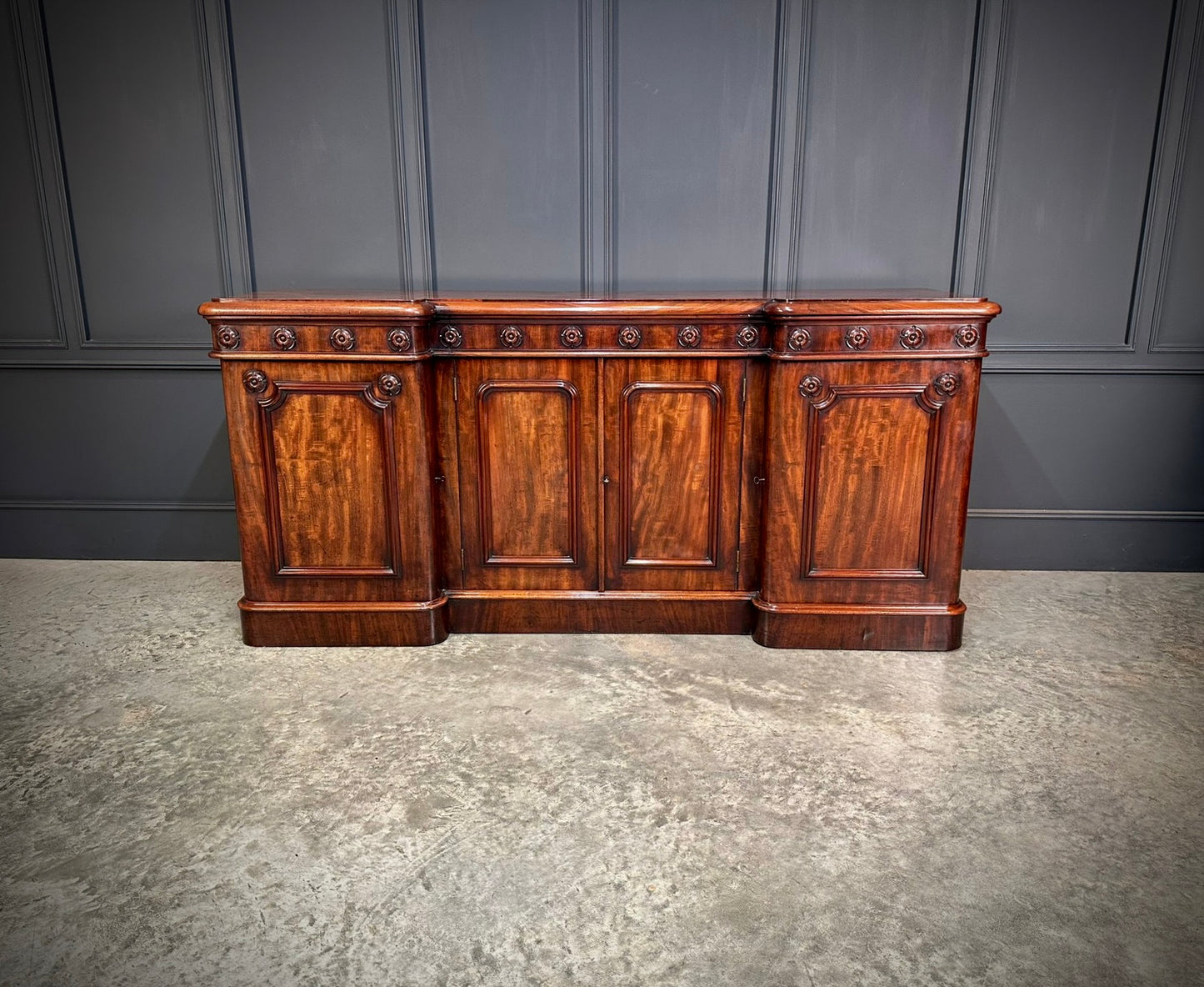 Magnificent Large Mahogany Sideboard