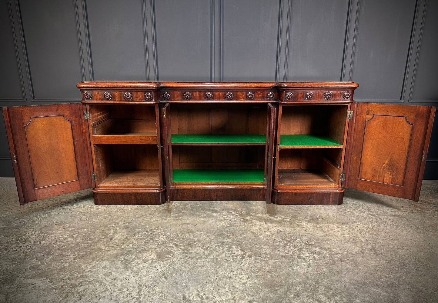 Magnificent Large Mahogany Sideboard