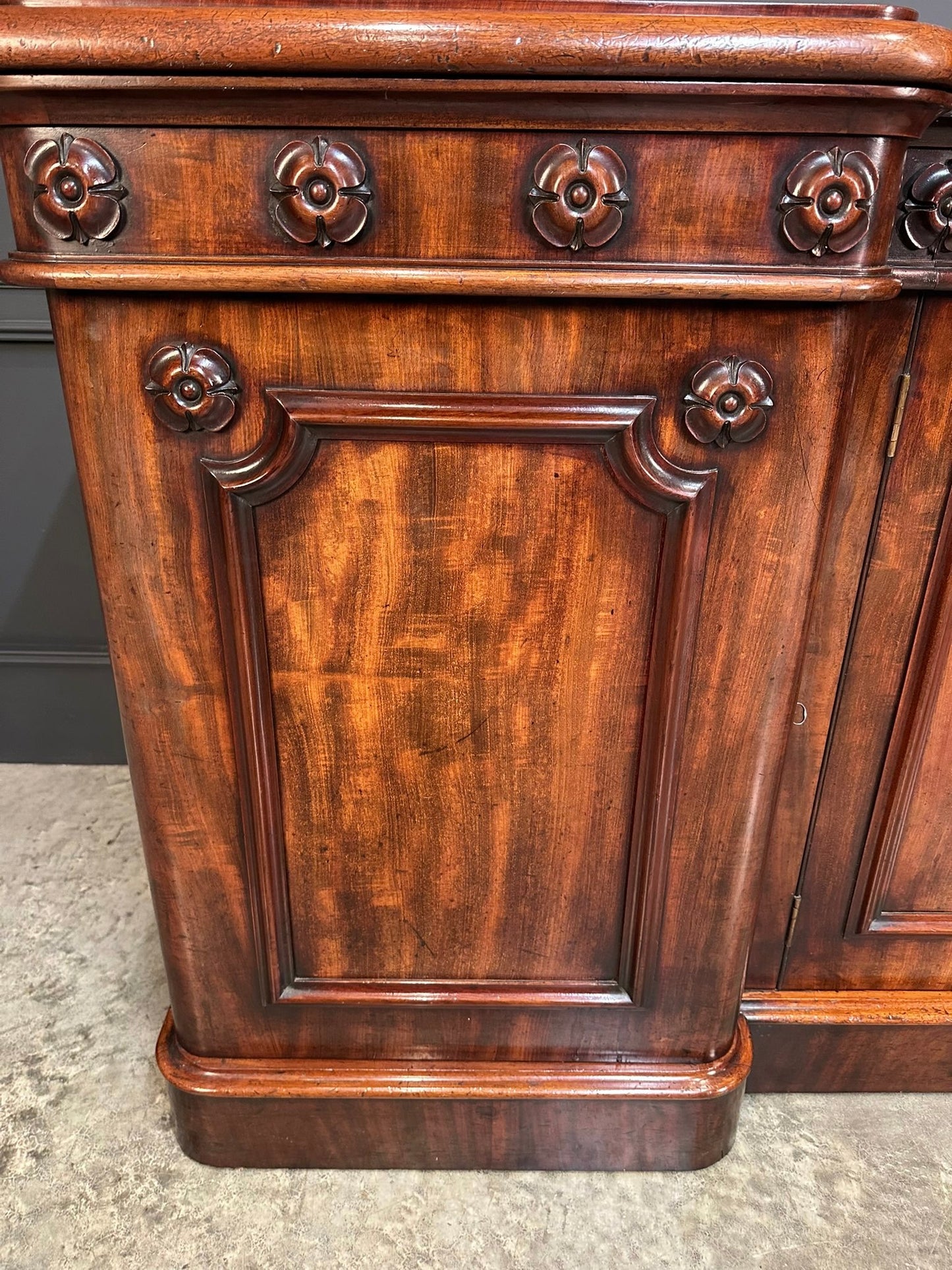 Magnificent Large Mahogany Sideboard
